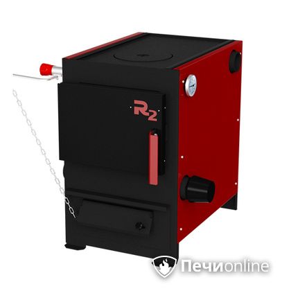 Твердотопливный котел Термокрафт R2 9 кВт конфорка термометр круглый выход в Копейске